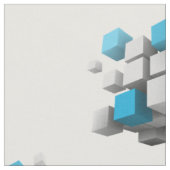 Tissu Les cubes 3D de SlipperyJoe sont un arrangement ca (Fermer)