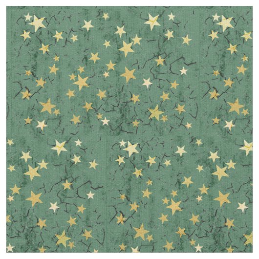 Tissu Les étoiles d'or (Fermer)