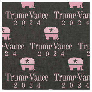 Tissu Les Femmes Eléphantes Roses pour Donald Trump 2024