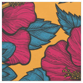 Tissu Les fleurs d'Hibiscus (Fermer)