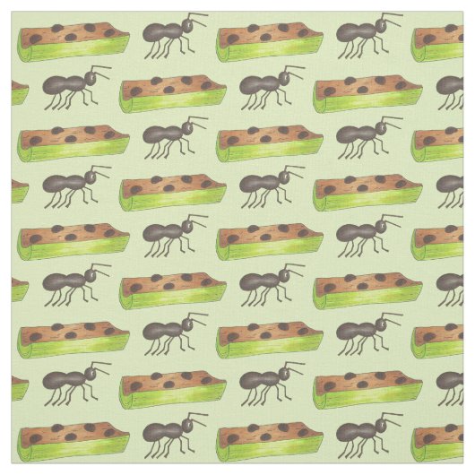 Tissu Les fourmis vertes sur une rondelle Célérine Célér (Échantillon)