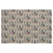 Tissu Les Frères. (Fat Quarter)