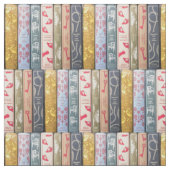 Tissu Les livres de Jane Austen (Échantillon)