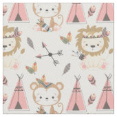 Tissu Les mignons animaux (Fermer)