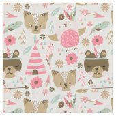 Tissu Les mignons animaux (Fermer)