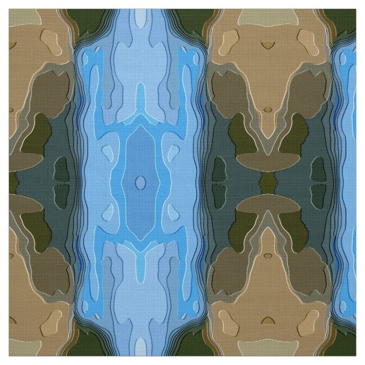 TISSU LES MONTAGNES (Échantillon)