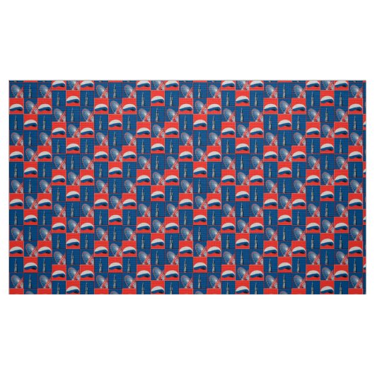 Tissu Les monuments de Chicago (Fat Quarter)