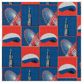 Tissu Les monuments de Chicago (Fermer)