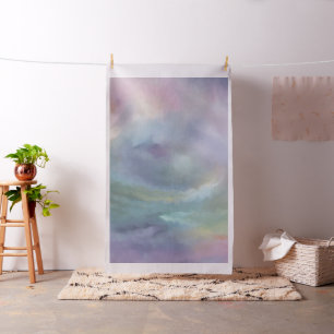 Tissu Les Pastels Whimsical Dreamy Muted Rainbow Mottl