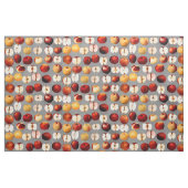 Tissu Les Pommes dorées rouges de l'enseignant (Yard)