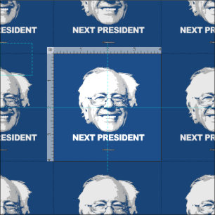 Tissu Les ponceuses de Bernie est le prochain président