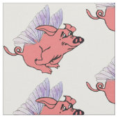 Tissu Les porcs voleront (Fermer)
