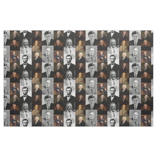 Tissu Les présidents américains, Hamilton et Franklin (Yard)