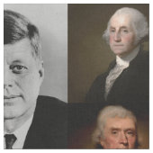 Tissu Les présidents américains, Hamilton et Franklin (Fermer)