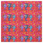 TISSU LES REQUINS DANSÉS (Échantillon)