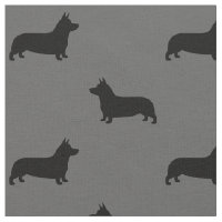 Les silhouettes de Corgi gallois de Pembroke Motif