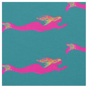 Tissu les sirènes roses modèlent n'importe quelle