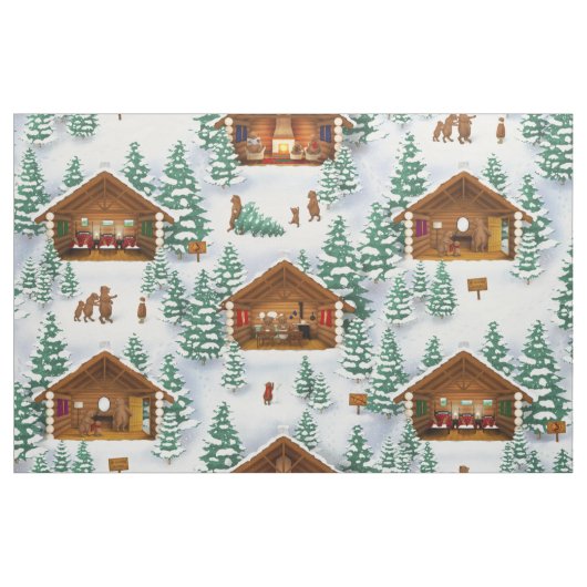 Tissu Les Trois Ours (grande échelle) (Fat Quarter)