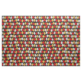 Tissu Les tulipes sur le noir. (Yard)