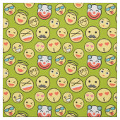 Tissu Les visages d'Emoji (Échantillon)