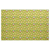 Tissu Les visages d'Emoji (Fat Quarter)