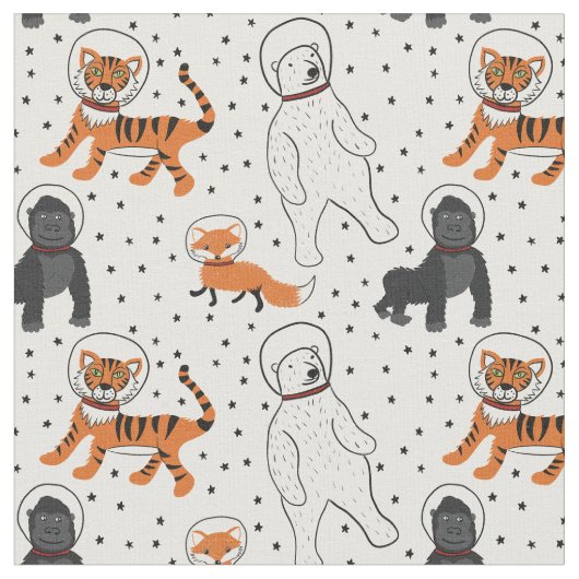 Tissu L'espace est le modèle des astronautes animaux sau (Fermer)