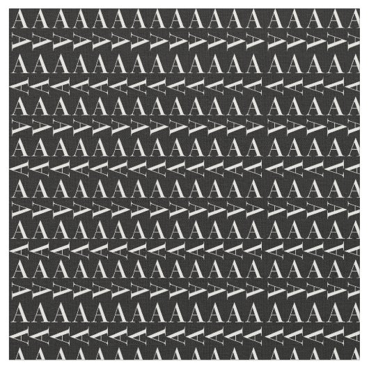 Tissu Lettre initiale A monogramme (Fermer)