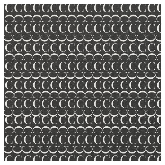 Tissu Lettre initiale C (Fermer)
