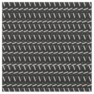 Tissu Lettre initiale monogramme V