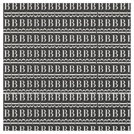 TISSU LETTRE INITIALE MONOGRAPHIQUE B (Fermer)