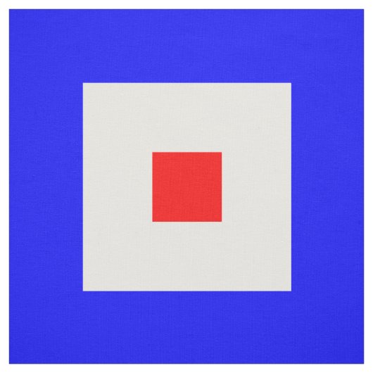 Tissu Lettre nautique W "whiskey " de drapeaux de code (Échantillon)