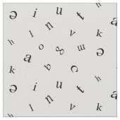 Tissu Lettres (Détail)