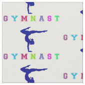 Tissu Lettres colorées de Gymnaste (Fermer)