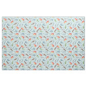 Tissu leurres de pêche sur le bleu de Celeste (Fat Quarter)