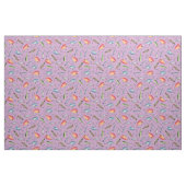 Tissu leurres de pêche sur le pourpre (Fat Quarter)
