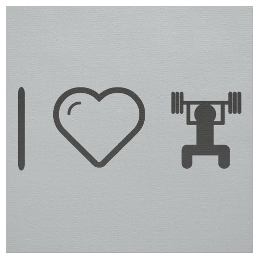 Tissu Levages frais d'haltère (Échantillon)