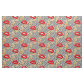 TISSU LÈVES ROUGES (Fat Quarter)