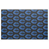 Tissu Lèvres bleues #2 de parties scintillantes (Fat Quarter)