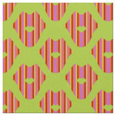 Tissu Lèvres en bohème sur vert (Fermer)