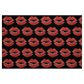 Tissu lèvres rouges baiser imprimer valentines jour écha (Fat Quarter)