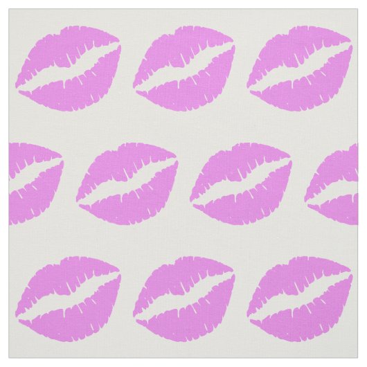 Tissu Lèvres violettes (Échantillon)