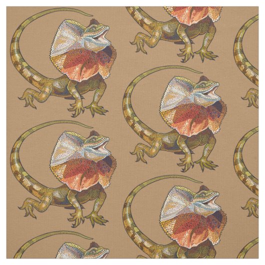 Tissu lézard étranglé de vrille (Échantillon)