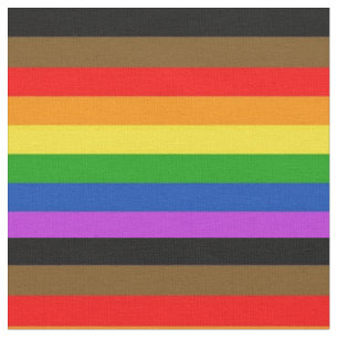 Tissu LGBT People Of Color Inclusive pride rainbow Flag
