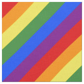 Tissu LGBT Pride Diagonal Rainbow Stripe Motif (Fermer)