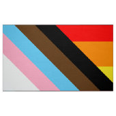 Tissu LGBTQ+ Indicateur de fierté de progrès (Fat Quarter)
