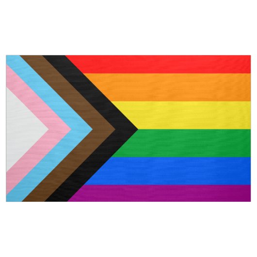 Tissu LGBTQ+ Indicateur de fierté de progrès (Yard)