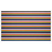 Tissu LGBTQ+ Progrès des bandes d'indicateur (Fat Quarter)