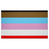 Tissu LGBTQ+ Progrès des bandes d'indicateur (Fat Quarter)