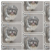 Tissu Lhasa mignonne Apso (Échantillon)