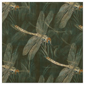 Tissu libellule artistique (Fermer)